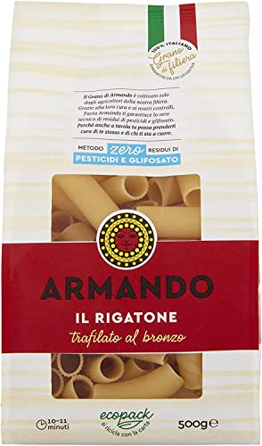 6x Il Grano Di Armando Il Rigatone Italienischer Weizen Bronze gezeichnet 100% Italienische Pasta 500g 6x Il Grano Di Armando Il Rigatone Italienischer Weizen Bronze gezeichnet 100% Italienische Pasta 500g von ARMANDO
