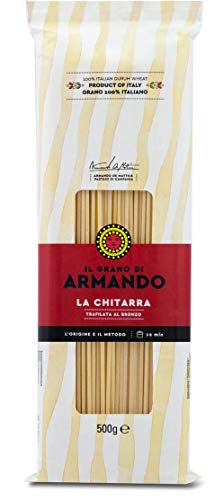 Il Grano Di Armando La Chitarra Italienischer Weizen Bronze gezeichnet 100% Italienische Pasta 500g von ARMANDO