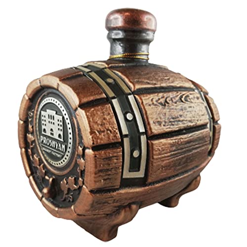 Armenischer Brandy Fass Keramik Geschenkset 0,5L 5 Jahre Reifezeit Ararat Tal von Armenian Brandy