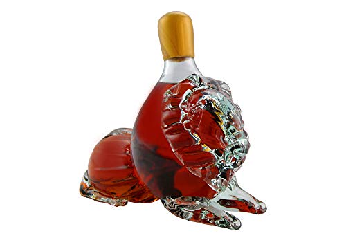 Armenischer Brandy in mundgeblasener Flasche Sternzeichen Löwe, 5 Jahre gereift, 0,5L, 40% Alk von Armenian Brandy