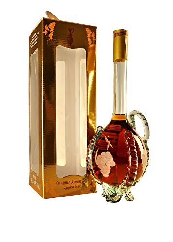 armenischer Brandy in mundgeblasener Karaffe, 5 Jahre gereift, 0,5L, 40% Alk armenischer Brandy in mundgeblasener Karaffe, 5 Jahre gereift, 0,5L, 40% Alk von Armenian Brandy