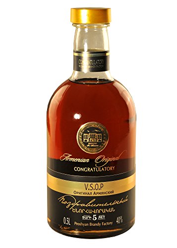 armenischer Brandy Congratulatory, 0,5L, 40% Alk, 5 Jahre gereift armenischer Brandy Congratulatory, 0,5L, 40% Alk, 5 Jahre gereift von Armenian Original