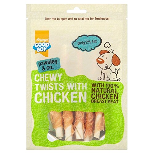 Armitage Good Boy Chewy Twists mit Chicken (90 g) - Packung mit 2 von Armitage