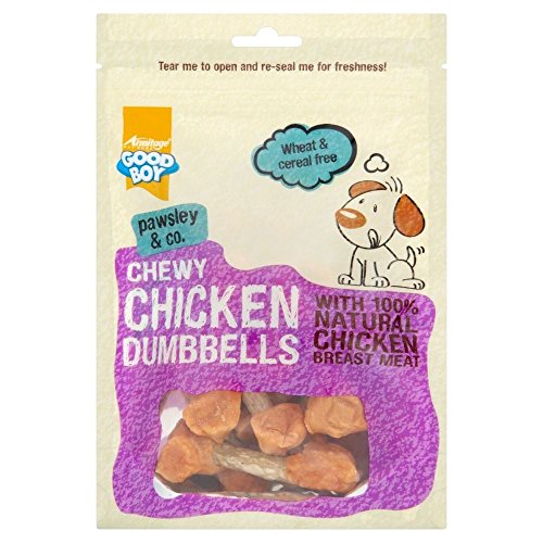 Armitage Good Boy Hähnchenfilet mit Munchy Dumbells (100 g) - Packung mit 2 von Ewbob