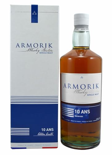 Armorik 10 Ans Whisky Breton Single Malt Edition Limitée 2022 46% Vol. 0,7l in Geschenkbox von Armorik Single Malt
