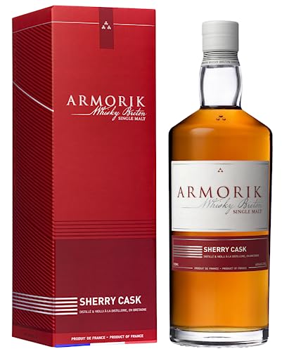 Armorik Single Malt Armorik SHERRY CASK Whisky Breton Single Malt 46%, Volume - 0.7 l in Geschenkbox Whisky von Armorik