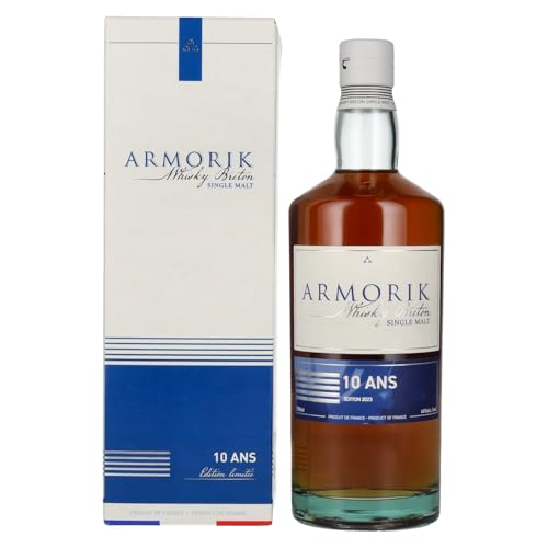 Armorik 10 Ans Whisky Breton Single Malt Edition Limitée 2023 46% Vol. 0,7l in Geschenkbox Armorik 10 Ans Whisky Breton Single Malt Edition Limitée 2023 46% Vol. 0,7l in Geschenkbox von Armorik