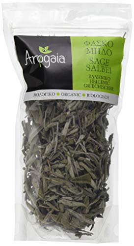 Arogaia Griechischer Bio Salbei Nachfüllbeutel, 2er Pack (2 x 40 g) von Arogaia
