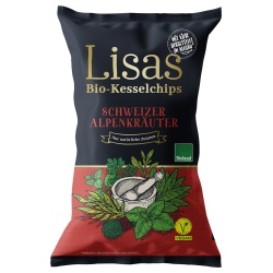 Kesselchips mit Alpenkräutern Kesselchips mit Alpenkräutern von Aroma Snacks