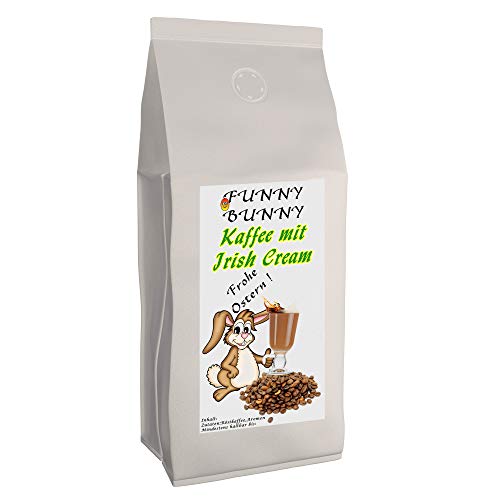 Osterkaffee „Funny Bunny“ mit Irish Cream-Geschmack | 500 g gemahlen | Aromatisierter Kaffee als Ostergeschenk | Flavoured Coffee von C&T
