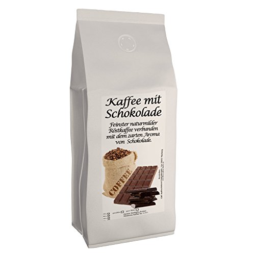 Aromakaffee - aromatisierter Kaffee Schoko 500 g ganze Bohnen - Spitzenkaffee - Schonend Und Frisch In Eigener Rösterei Geröstet von Aromakaffee