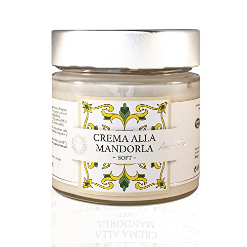 Mandelaufstrich mit sizilianischer Mandel. Italienische Gourmet Spezialitäten (200g) von Aromataste