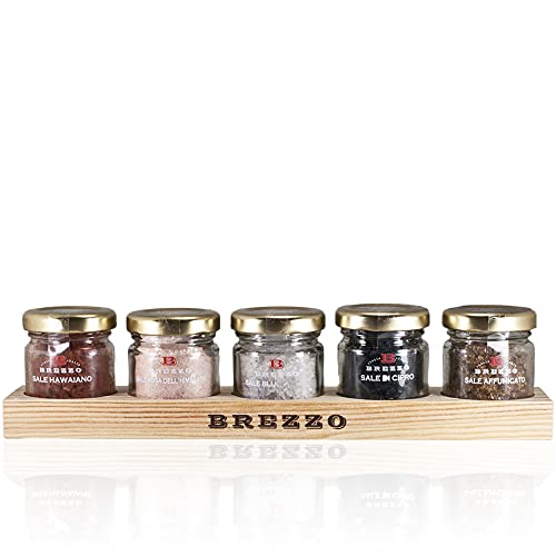 Salts From the World Geschenkkarton | Raucht, Blau, Himalaya, Hawaiian, Zypern, 5 x 35 g von Aromataste