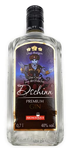 Premium Gin I Dry Gin von Aromatique 40% vol. 0,70 L I Drei Burgen-Dschinn I Edler Gin aus Thüringen I natürlicher Wacholder von Aromatique