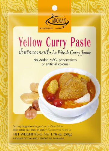 Aromax Currypaste, gelb, 12er Pack (12 x 50 g Packung) von Aromax