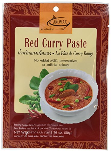 Aromax Currypaste, rot, 12er Pack (12 x 50 g Packung) von Aromax