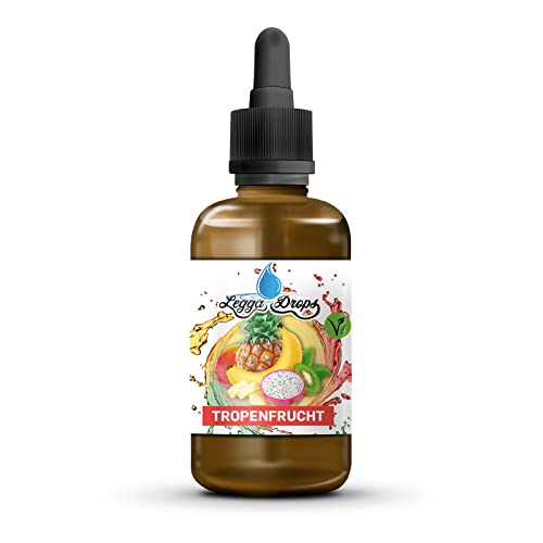 Aromenland Fitness Lebensmittelaroma Legga Drops Tropenfrucht Geschmack zuckerfrei kalorienfrei 50 ml von Aromenland