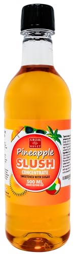 Ananas-Slushkonzentrat 500 ml, Mischverhältnis 1:5 | Slush-Eis | Crush-Eis | Wassereis | ohne künstliche Farbstoffe | für Slushie-Maker von Aromhuset