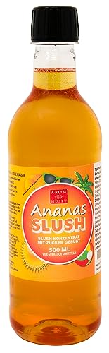 Ananas-Slushkonzentrat 500 ml, Mischverhältnis 1:5 | Slush-Eis | Crush-Eis | Wassereis | ohne künstliche Farbstoffe | für Slushie-Maker von Aromhuset