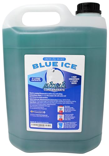 Blue Ice-Slushkonzentrat 5 L, Mischungsverhältnis 1:5 | Slush-Eis | Crush-Eis | Wassereis | ohne künstliche Farbstoffe | für Slushie-Maker von Aromhuset