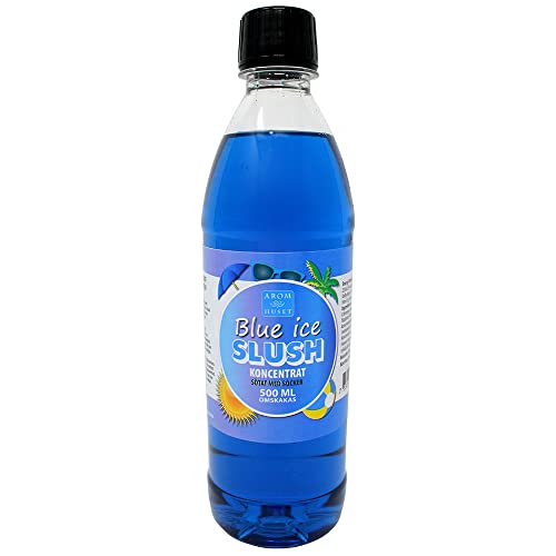 Blue Ice-Slushkonzentrat 500 ml, Mischungsverhältnis 1:5 | Slush-Eis | Crush-Eis | Wassereis | ohne künstliche Farbstoffe | für Slushie-Maker von Aromhuset