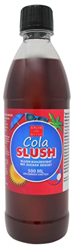 Cola-Slushkonzentrat 500 ml, Mischungsverhältnis 1:5 | Slush-Eis | Crush-Eis | Wassereis |Granita | ohne künstliche Farbstoffe | für Slushie-Maker von Aromhuset
