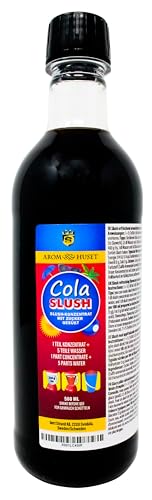 Cola-Slushkonzentrat 500 ml, Mischungsverhältnis 1:5 | Slush-Eis | Crush-Eis | Wassereis |Granita | ohne künstliche Farbstoffe | für Slushie-Maker von Aromhuset