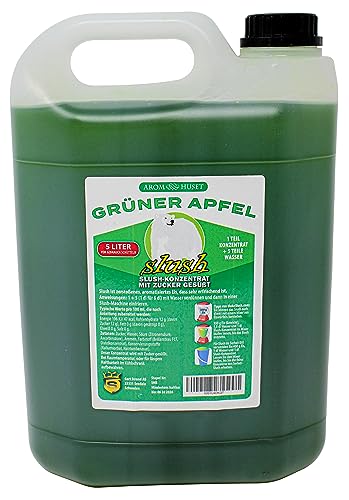 Grüner Apfel-Slushkonzentrat 5 L, Mischungsverhältnis 1:5 | Slush-Eis | Crush-Eis | Wassereis | ohne künstliche Farbstoffe | für Slushie-Maker Grüner Apfel-Slushkonzentrat 5 L, Mischungsverhältnis 1:5 | Slush-Eis | Crush-Eis | Wassereis | ohne künstliche Farbstoffe | für Slushie-Maker von Aromhuset