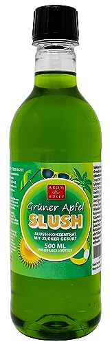 Grüner Apfel-Slushkonzentrat 500 ml, Mischungsverhältnis 1:5 | Slush-Eis | Crush-Eis | Wassereis | ohne künstliche Farbstoffe | für Slushie-Maker von Aromhuset