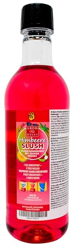 Himbeer-Slushkonzentrat 500 ml, Mischungsverhältnis 1:5 | Slush-Eis | Crush-Eis | Wassereis | ohne künstliche Farbstoffe | für Slushie-Maker von Aromhuset