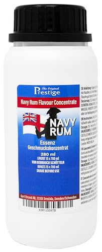 Navy Rum dunkler Rum-Essenz 280 ml | volles Aroma | professionelle Essenz für den Hausgebrauch und die Brennerei | 20 ml Essenz für 750 ml handelsüblichen Wodka oder Korn von Aromhuset