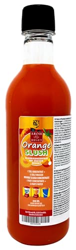 Orangen-Slushkonzentrat 500 ml, Mischungsverhältnis 1:5 | Slush-Eis | Crush-Eis | Wassereis |Granita | ohne künstliche Farbstoffe | für Slushie-Maker Orangen-Slushkonzentrat 500 ml, Mischungsverhältnis 1:5 | Slush-Eis | Crush-Eis | Wassereis |Granita | ohne künstliche Farbstoffe | für Slushie-Maker von Aromhuset