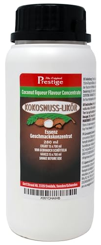 PR Kokosnuss-Liköressenz 280 ml | professionelle liquid aroma Essenz | Hausgebrauch und Brennerei | mit handelsüblichem Wodka oder Korn vermischen | 280 ml Essenz ergibt 10,5 Liter Getränk von Aromhuset