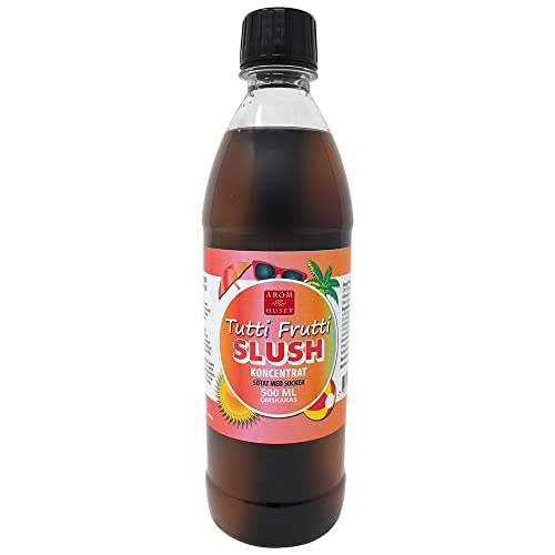 Tutti Frutti-Slushkonzentrat 500 ml, Mischungsverhältnis 1:5 | Slush-Eis | Crush-Eis | Wassereis | ohne künstliche Farbstoffe | für Slushie-Maker von Aromhuset