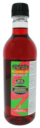 Wassermelonen Stilldrink - Konzentrat 500 ml ergibt 16,5 l Getränk ohne Zucker | Mischungsverhältnis 1:32 | enthält Wassermelonensaftkonzentrat, Zitrusfrucht | hochkonzentriert von Aromhuset