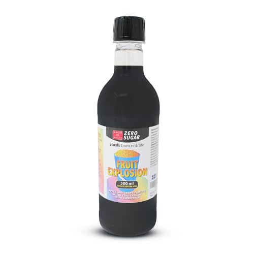 Zero zuckerfreier Fruchtexplosionslush 500 ml, Mischverhältnis 1:17 | ergibt 9 Liter Slush-Eis | Crush-Eis | Wassereis | ohne künstliche Farbstoffe | für Slushie-Maker von Aromhuset