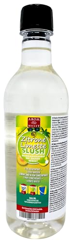 Zitrone-Limetten-Slushkonzentrat 500 ml, Mischungsverhältnis 1:5 | Slush-Eis | Crush-Eis | Wassereis | ohne künstliche Farbstoffe | für Slushie-Maker von Aromhuset