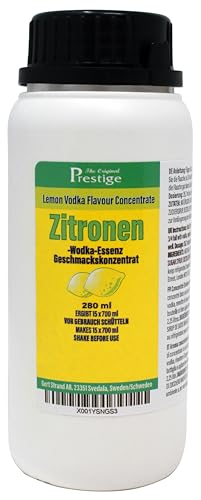 Zitronen Wodka-Geschmacksessenz 280 ml | professionelle Essenz für den Hausgebrauch und die Brennerei | 18,7 ml Essenz für 700 ml Getränk Zitronen Wodka-Geschmacksessenz 280 ml | professionelle Essenz für den Hausgebrauch und die Brennerei | 18,7 ml Essenz für 700 ml Getränk von Aromhuset