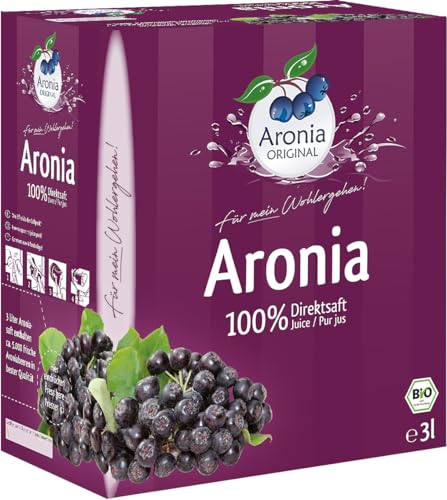 Aronia Original Bio Aronia Direktsaft (6 x 3 l) von Aronia Original