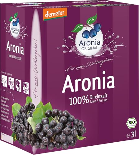 Aronia Original Bio demeter Aronia Direktsaft (1 x 3 l) von Aronia Original