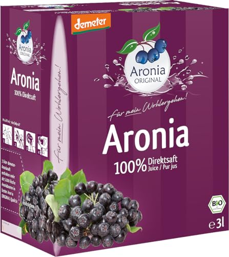 Aronia Original Bio demeter Aronia Direktsaft (6 x 3 l) von Aronia Original