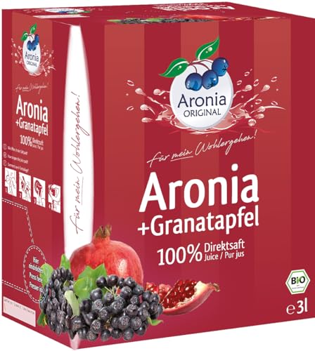 Aronia Original Bio AroniaGranatapfel Direktsaft (2 x 3 l) von Aronia Original