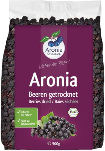 Aronia Original Bio Aroniabeeren getrocknet (2 x 500 gr) von Aronia Original