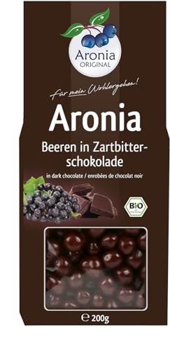 Aronia Original Bio Aroniabeeren in Zartbitterschokolade (6 x 200 gr) von Aronia Original
