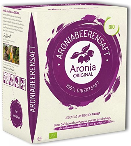 Aronia Original Bio Bio Aroniasaft 100% Direktsaft (2 x 3 l)