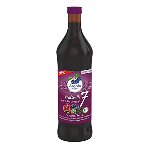 Aronia Original Bio Kraftvolle 7 100% Direktsaft (6 x 0,70 l) von Aronia Original