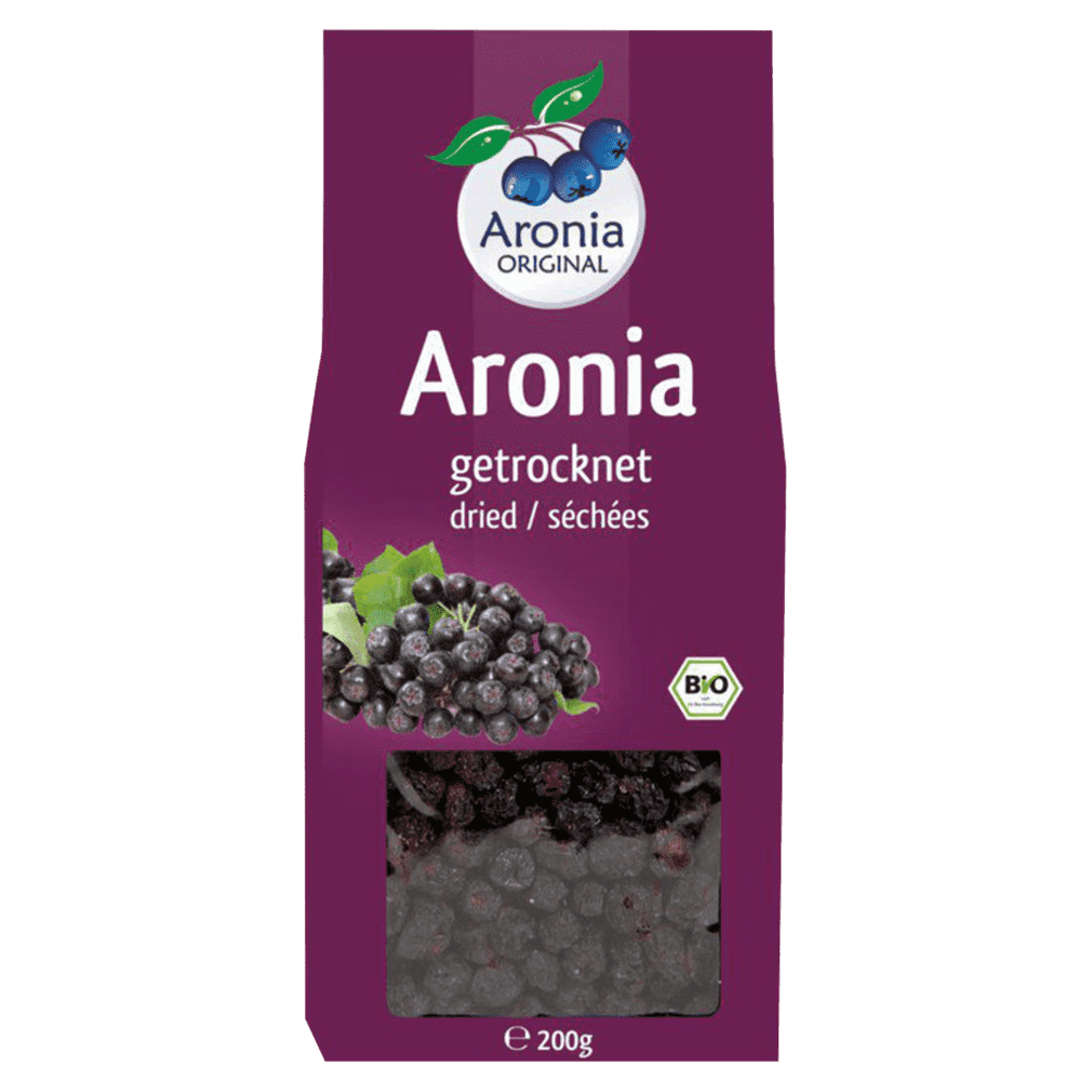 Bio Aroniabeeren getrocknet von Aronia Original