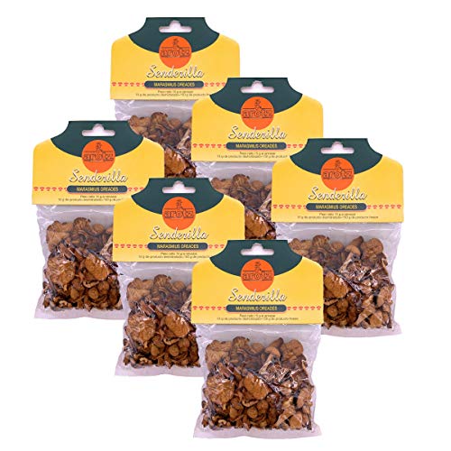 Arotz Feenring-Pilz getrocknet, 6x 15g aus Spanien, getrocknete Pilze in scheiben, aromatisch und natürlich Arotz Feenring-Pilz getrocknet, 6x 15g aus Spanien, getrocknete Pilze in scheiben, aromatisch und natürlich von Arotz
