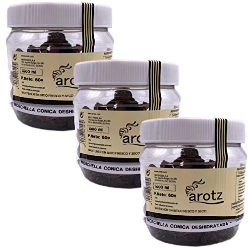 Arotz Spitzmorchel getrocknet, 3x 60g aus Spanien, getrocknete Pilze in scheiben Arotz Spitzmorchel getrocknet, 3x 60g aus Spanien, getrocknete Pilze in scheiben von Arotz
