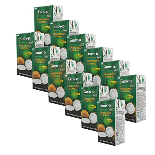 12x1 Liter Aroy D Kokosmilch mit E435 von Aroy-D